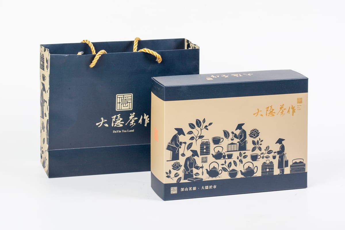 茶葉禮盒與提袋
